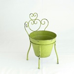 Metal Chair プランター Orange