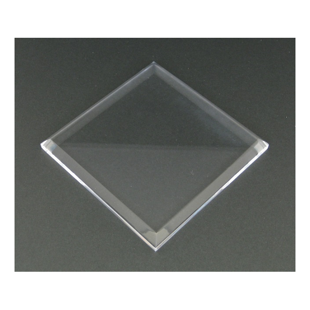 アクリルディスプレイ透明板 縁カット100角10C - (有)ハニーボックス