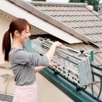 ベランダ用伸縮ハンガー　『エクステンド物干し』　★特価品★ 在庫残りわずか