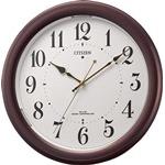 暗所自動点灯機能目覚時計  ピュアライトR644（木目）