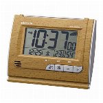 防水形デジタル目覚時計　アクアプルーフ（白）