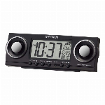 大音量タイプ電波目覚時計　フィットバトラージューク（白）