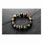 太極陰陽ブレス＜風水・八卦鏡の根付ストラップ付き＞