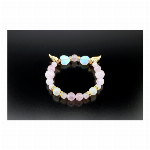 天使の羽とハートのブレス＜ジュエリー品質保証書付き＞