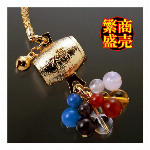 黄金小槌六色ひょうたんストラップ