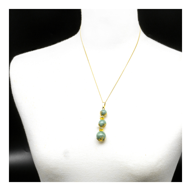 翡翠の魔除け守護ペンダント - ハイリッチ(株) [品番：pn314] の卸