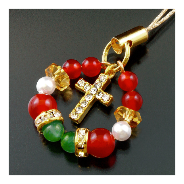 ストラップ宝石 楽天市場】カラフル宝石・金のわらじストラップ‐ST_527 金わらじ