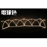 LEDイルミネーション、トゥインクルネット(網状)180球常点＋ホワイト点滅全5..