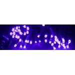 LEDイルミネーション、ストリング(ストレート)、常点、プロ仕様(V4)、100球、パープル(紫)
