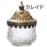 ビジュー　ガラスポット フード　ウェーブ