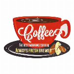 デザインボードメタル Ｍ　コーヒーカップ