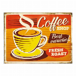 デザインボードメタル Ｌ　コーヒーショップ