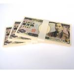 これはビックリ！　百万円の札束　見ているだけでお金持ちになった気分。