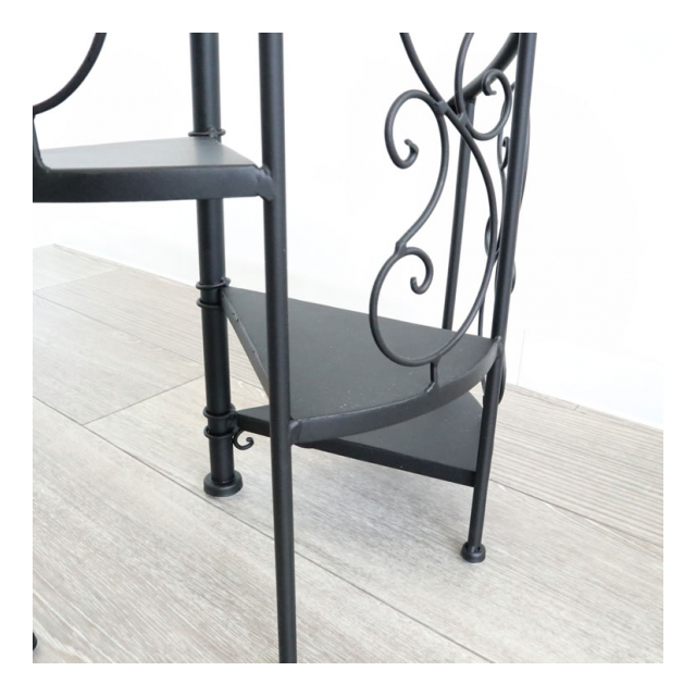 かわ畑 アンティーク調 階段型ディスプレイ台(花台) 1111TWO001