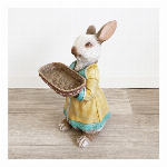 【直送可】フラワーポット　鉢カバー　プランター　ウサギ