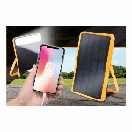 太陽光でスマホ充電・蓄電機能付きソーラー＆USB充電器＆スタンドライト・PSE認証済み