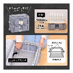 収納ボックス・クラフトコンテナ・ 8点セット・A3サイズ 大きいサイズ・ ２カラ..