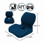 ダブルサポートクッション ・カバー付 骨盤サポートチェア 姿勢・骨盤矯正