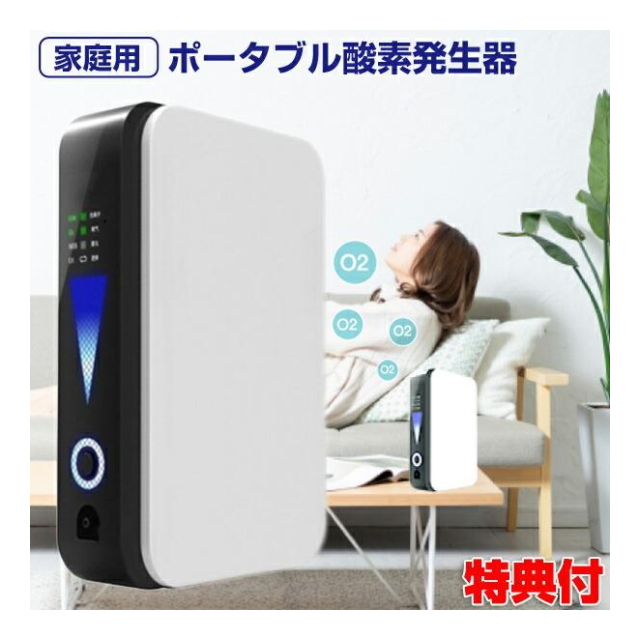 レッドスパイス・RS-E1836 A4サイズのポータブル酸素発生器