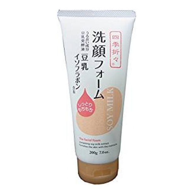 四季折々　豆乳イソフラボン洗顔フォーム 200g