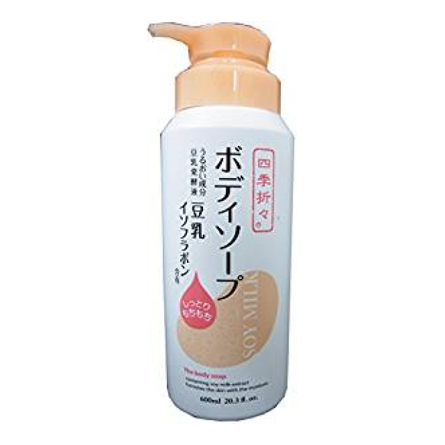 四季折々　豆乳イソフラボンボディソープ 600ml