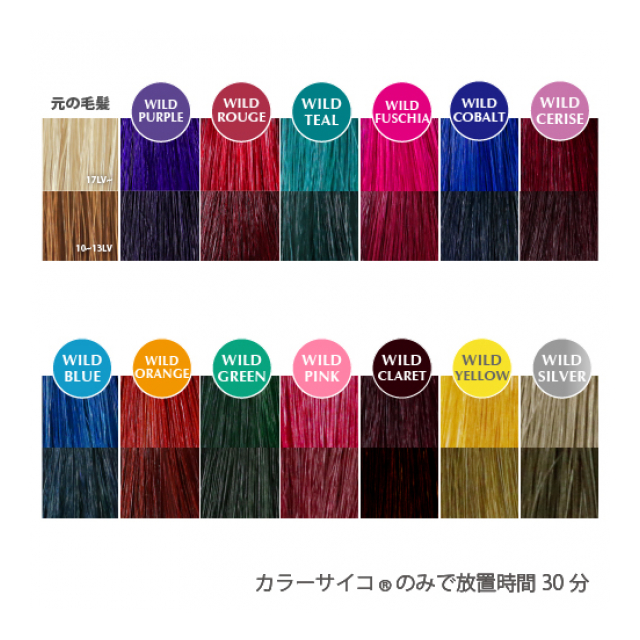 カラーサイコ　ヘアカラートリートメントクリーム グリーン
