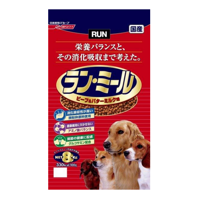 ラン・ミール　ビーフ＆バターミルク味　８Ｋｇ