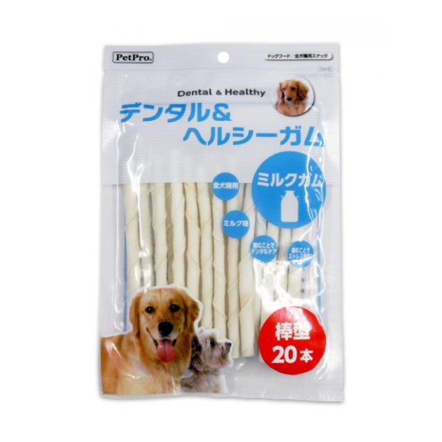 ペットプロ　ミルクガム棒型２０本