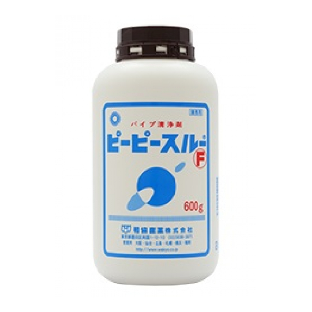 【欠品中】ピーピースルーＦ　６００ｇ 【パイプ清浄剤 洗浄 排水口 掃除 詰まり】