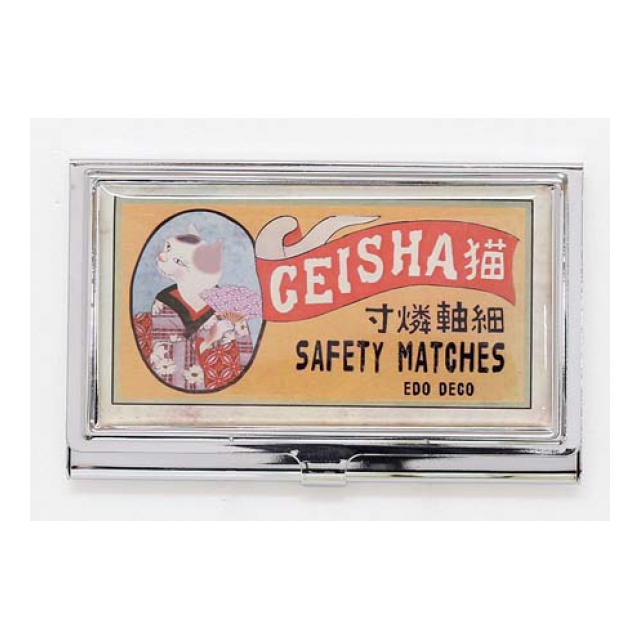 【欠品中】ﾏｯﾁﾗﾍﾞﾙ ｶｰﾄﾞｹｰｽ  芸者猫 400879703