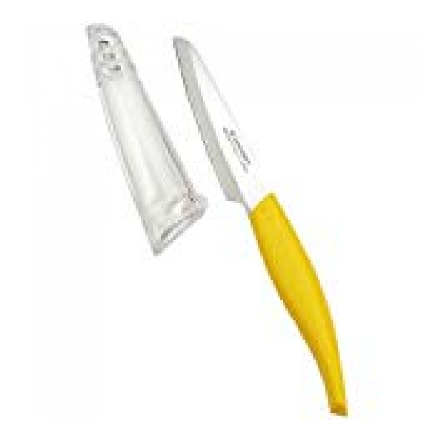 フレッシュカラー 鞘付フルーツナイフ FC-101 イエロー