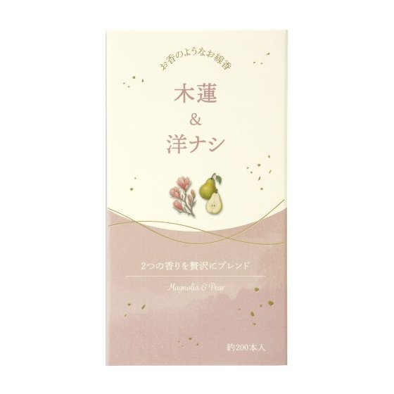カメヤマ　お香のようなお線香　木蓮＆洋ナシ 【線香・ローソク】