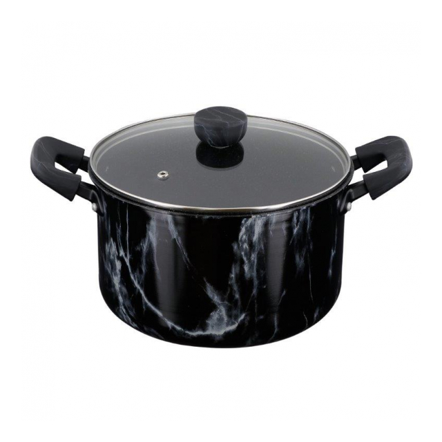 ＭＡＲＢＬＥ　ＫＩＴＣＨＥＮ　ＩＨ　シチューポット　２２ｃｍ　ブラック ＮＸ?１５３