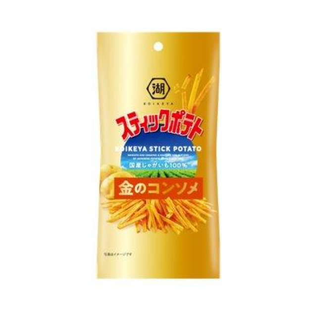 湖池屋　スリムバッグ　スティックポテト　金のコンソメ 34g