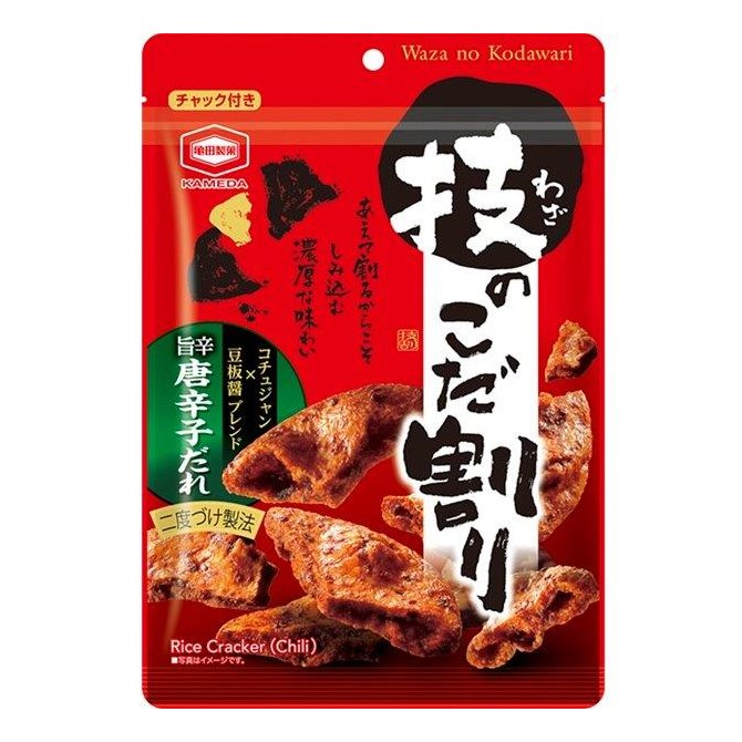 亀田　技のこだ割り　旨辛唐辛子 100g