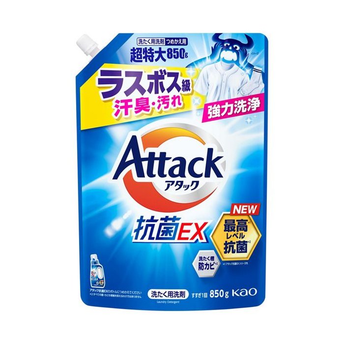 アタック抗菌ＥＸ　つめかえ用 850g