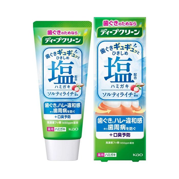 【医薬部外品】ディープクリーン　薬用ハミガキ　ひきしめ塩 95g 【デンタルケア ソルティライチ】