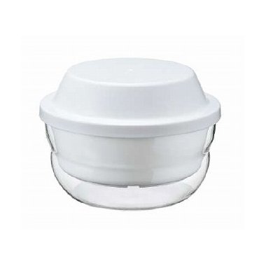 ガラスのレンジ蒸し器　実用容量1，200ｍL XMK-120-W