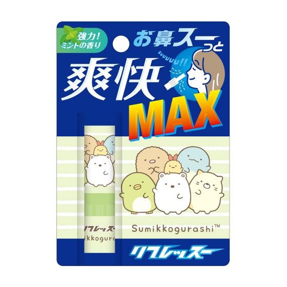 すみっコぐらしリフレッスー　集合１ 【メントール ミントスティック】