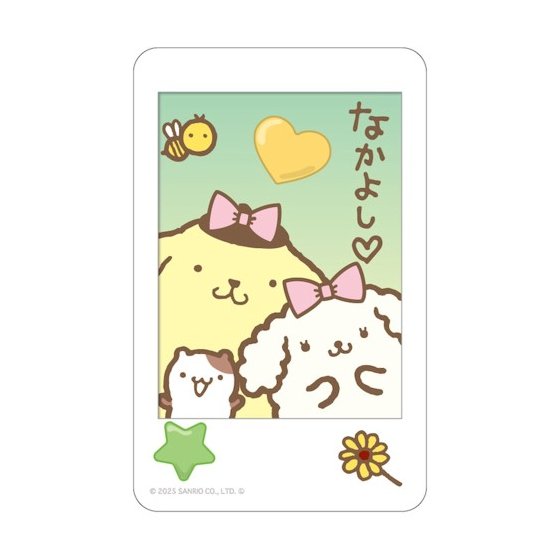 まじかる百貨店ステッカー　ポムポムプリン　ミニフォト
