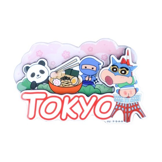 クレヨンしんちゃん　木製マグネット　トウキョウ