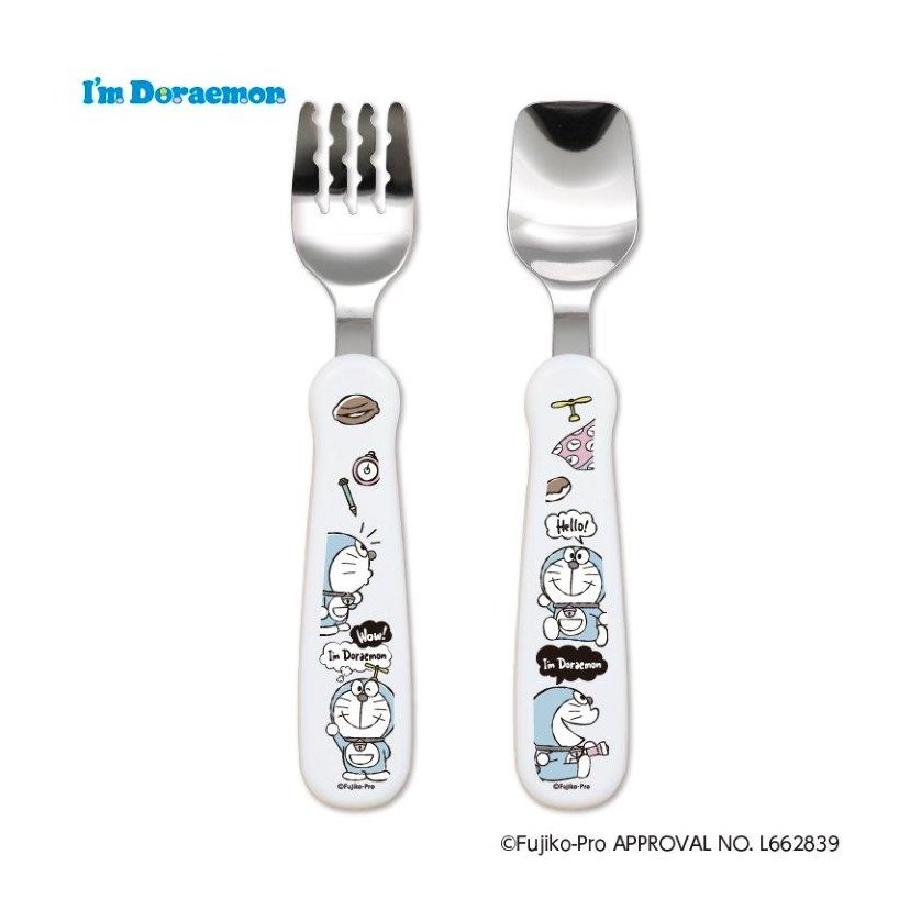 フォーク&スプーン print I’m Doraemon KJ280535 【燕三条ステンレス 保育士認定 ドラえもん】