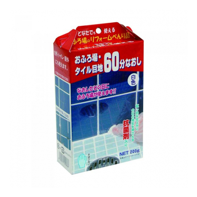 日本ミラコン産業 タイル目地60分 白 200g MR-006