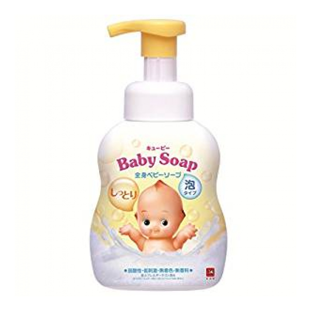 【欠品中】キューピー しっとり全身ベビーソープ(泡タイプ) ポンプ付 400ml