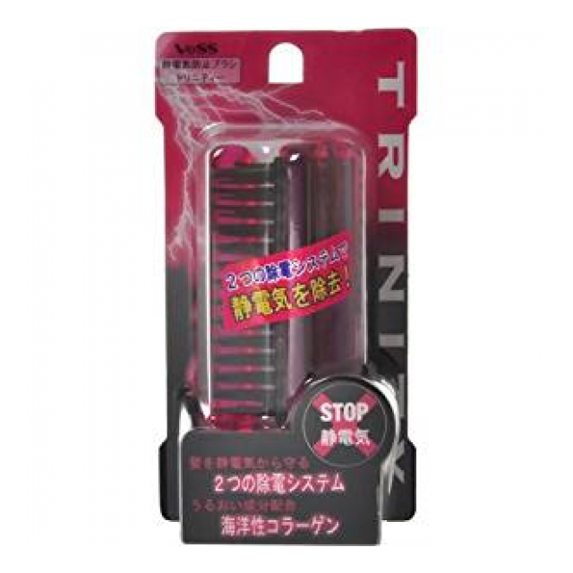 静電気防止折りたたみブラシ　トリニティー TY-780