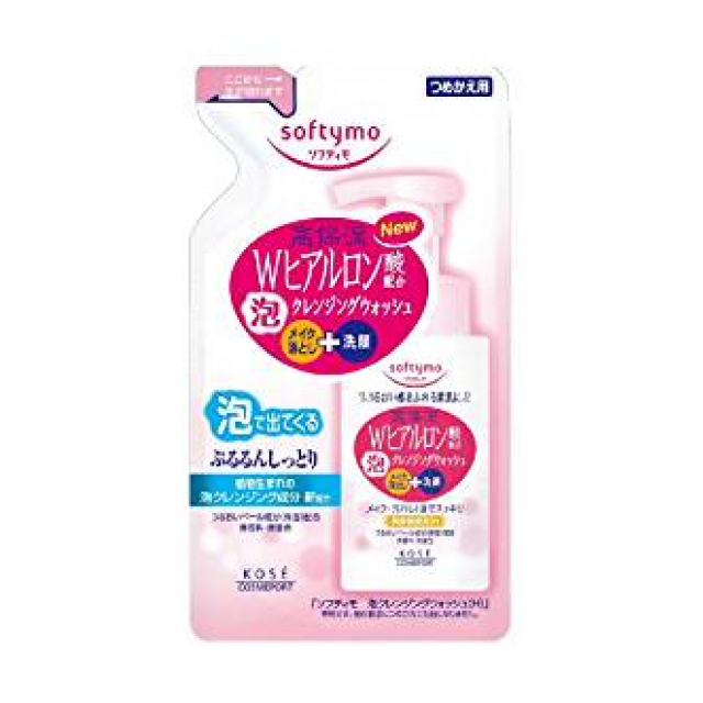ソフティモ泡クレンジングＷヒアルロン酸詰１８０ＭＬ