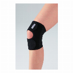 ワンタッチ式ひざサポーター　1枚 ブラック　右用　M-L