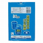【レジ袋】PＲ26W　手付ポリ袋SS約5L乳白40枚