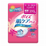 ポイズ 肌ケアパッド　特に多い長時間・夜も安心用 220cc　35ｃｍ 14枚入 【お肌快適シート 横モレブロック 弱酸性 ふんわり やわらか】
