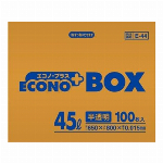 サニパック　E?94エコノプラスBOX90L半透明　（100枚入） 407994..